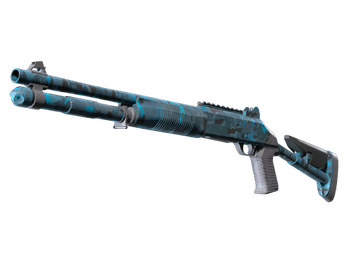 XM1014 | Смешанный синий камуфляж