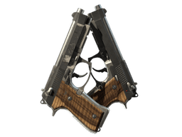 StatTrak™ Dual Berettas | Black Limba