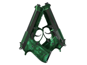 Dual Berettas | Polished Malachite