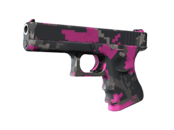 Glock-18 | Пиксельный камуфляж «Розовый»