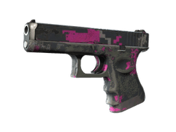 Glock-18 | Пиксельный камуфляж «Розовый»