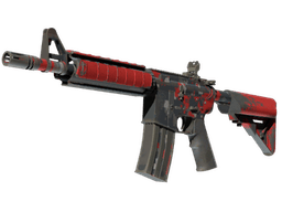 M4A4 | Пиксельный камуфляж «Красный»