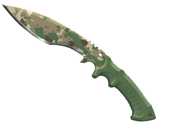 ★ Kukri Knife | Пиксельный камуфляж «Лес»