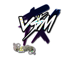 Наклейка | v$m (Glitter) | Paris 2023