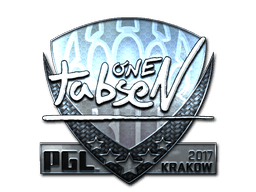 Наклейка | tabseN (металлическая) | Краков 2017
