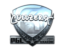 Наклейка | coldzera (металлическая) | Краков 2017
