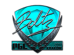 Наклейка | boltz (металлическая) | Краков 2017