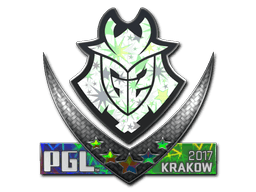 Наклейка | G2 Esports (голографическая) | Краков 2017