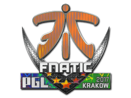 Наклейка | Fnatic (голографическая) | Краков 2017