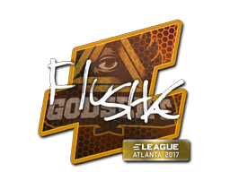 Наклейка | flusha | Атланта 2017