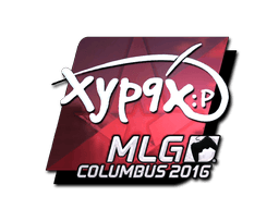 Наклейка | Xyp9x (металлическая) | Колумбус 2016