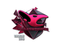 Наклейка | mousesports (металлическая) | Кёльн 2016
