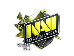 Наклейка | Natus Vincere (металлическая) | Кёльн 2016