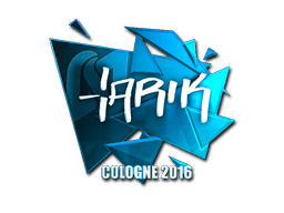 Наклейка | tarik (металлическая) | Кёльн 2016