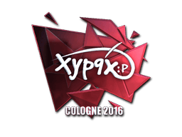 Наклейка | Xyp9x (металлическая) | Кёльн 2016