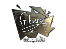 Наклейка | friberg (металлическая) | Кёльн 2016