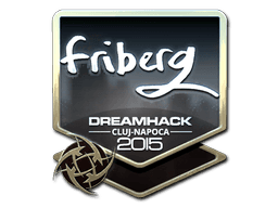 Наклейка | friberg (металлическая) | Клуж-Напока 2015