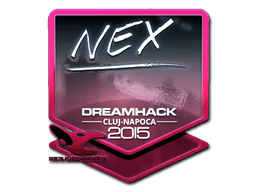 Наклейка | nex (металлическая) | Клуж-Напока 2015