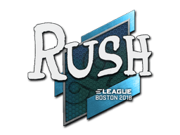 Наклейка | RUSH | Бостон 2018