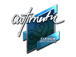 Наклейка | autimatic (металлическая) | Бостон 2018
