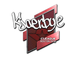 Наклейка | Kjaerbye | Бостон 2018