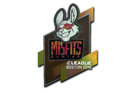 Наклейка | Misfits Gaming (голографическая) | Бостон 2018