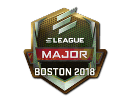Наклейка | ELEAGUE (голографическая) | Бостон 2018