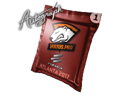 Капсула с автографом | Virtus.Pro | Атланта-2017