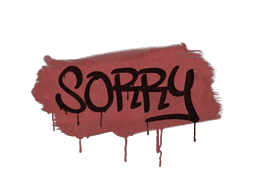 Sealed Graffiti | Sorry