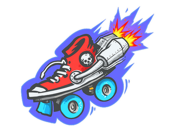 Наклейка | Rocket Skates