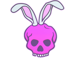 Наклейка | Skull Bunny