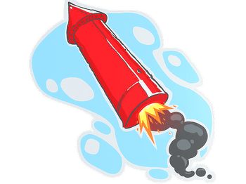 Наклейка | Big Red Rocket