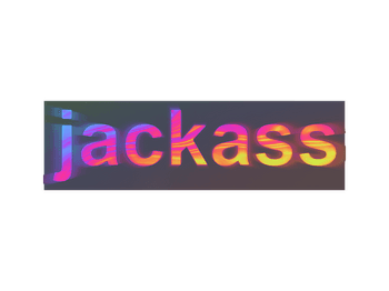 Наклейка | Jackass (Holo)
