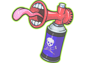 Наклейка | Airhorn (Glitter)