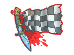 Sticker | Checkered Kukri